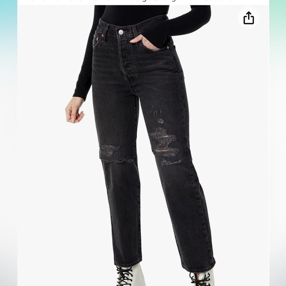 Levi's Women's Premium Ribcage Straight Ankle Jeans